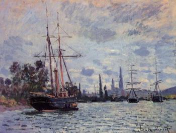 Claude Oscar Monet : The Seine at Rouen III